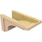 Ekena Millwork 9"W x 18"D x 9"H Wide Warren Rough Cedar Woodgrain TimberThane Corbel, Primed Tan CORUR09X18X09WARRCPR - alternate 4